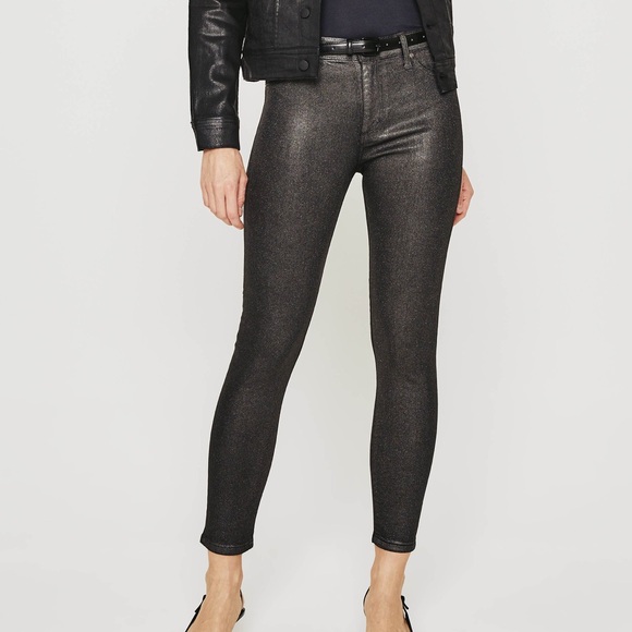 Ag Adriano Goldschmied Denim - AG Farrah Sparkle Skinny Jeans